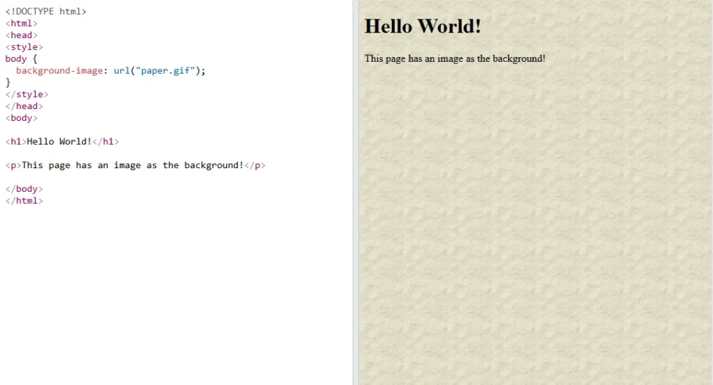 CSS image background
