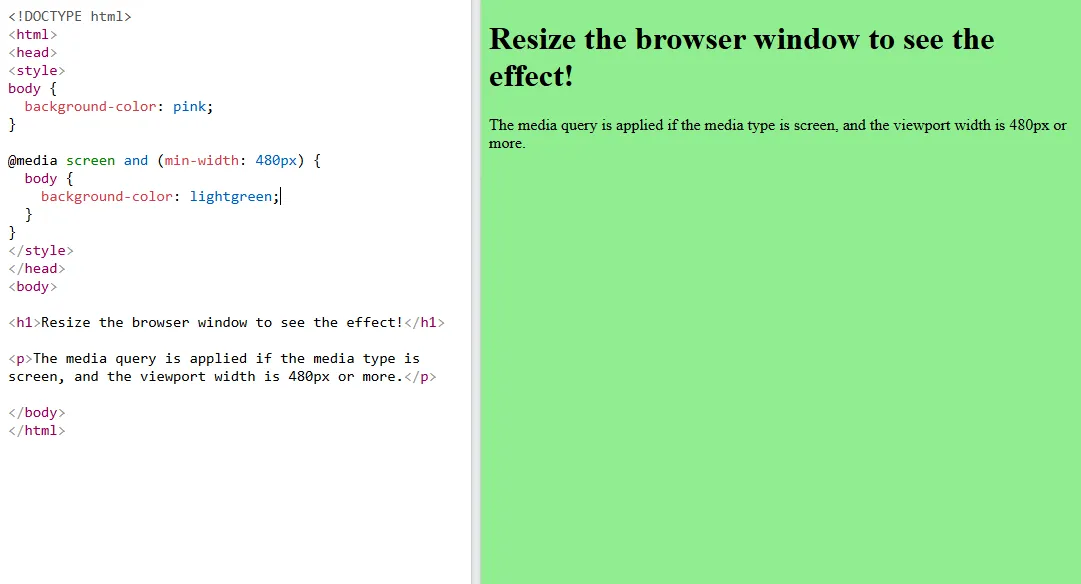 media query for tablet