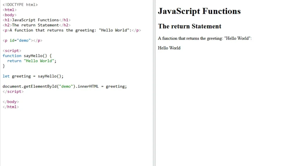 JS function