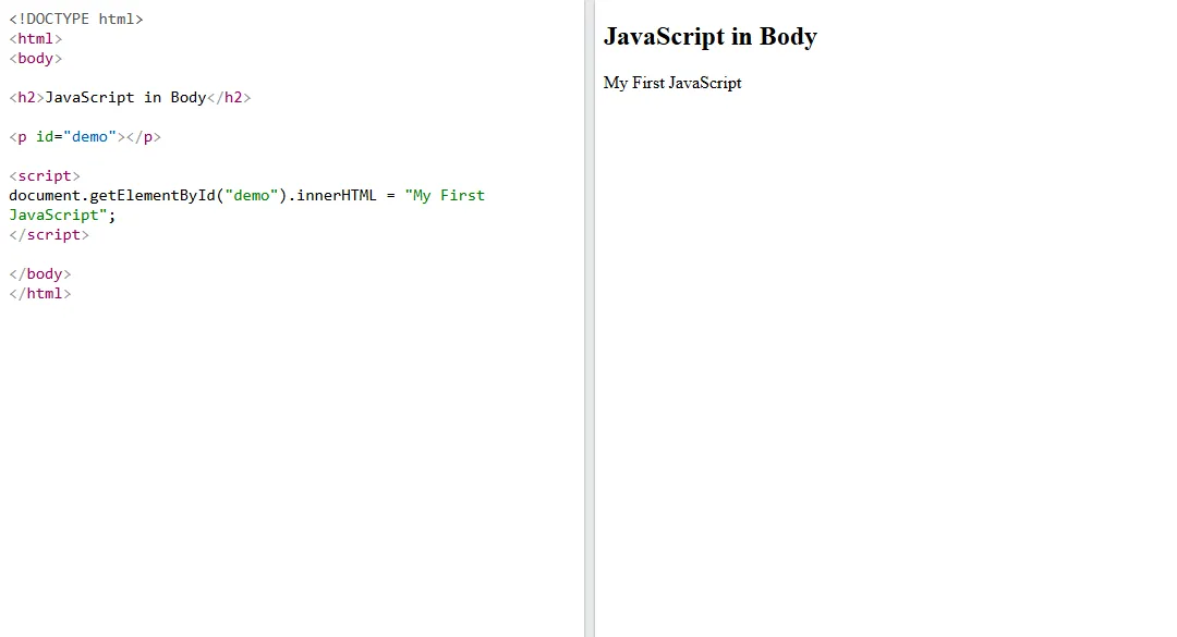 JavaScript linking