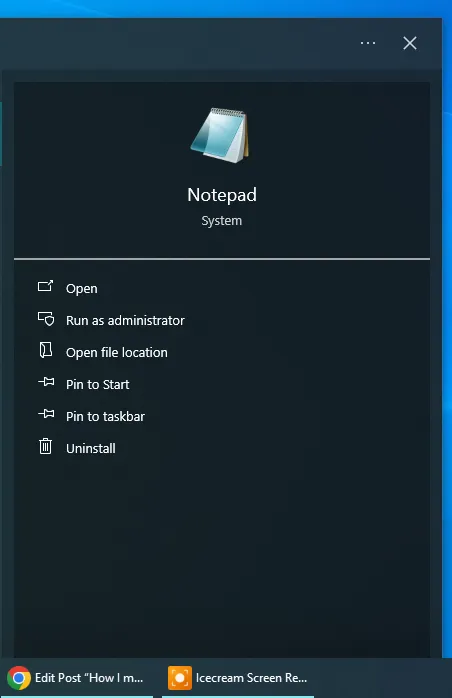 notepad