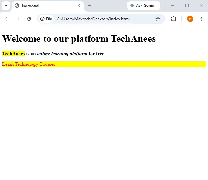 website formatting