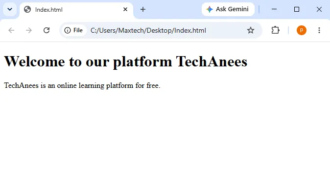 website structure